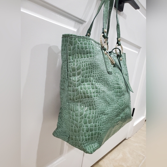 Ivanka Trump Croc Simulated Leather Tote - Picture 6 of 14